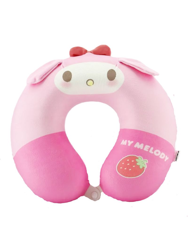 Sanrio Characters Strawberry Collection My Melody Memory Foam U-Shaped Neck Pillow