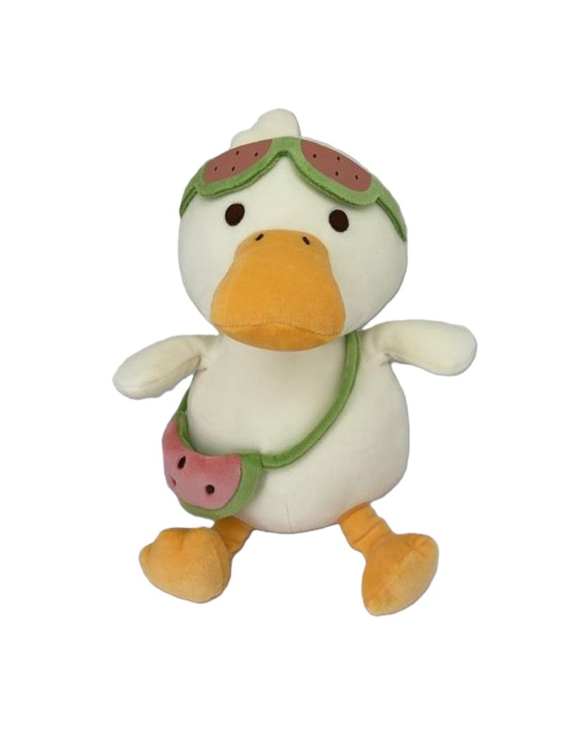 Beach Series 11 Inch Diving Duck Watermelon Plush Soft Toy