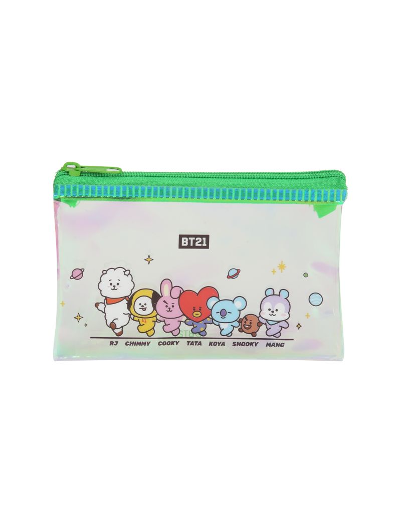 BT21 Collection 12cmx7.5cm PVC Stationery Pencil Case