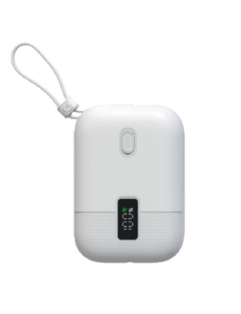 Mini 9000mAh Power Bank With Cables