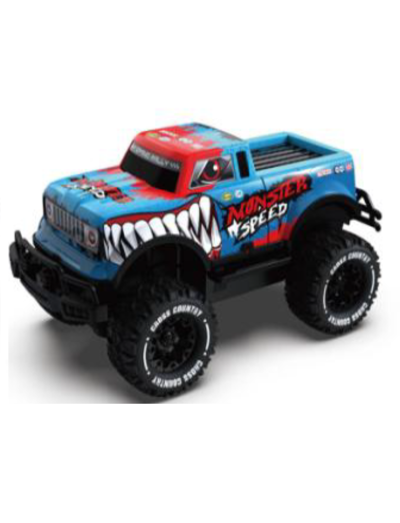 MINISO Flash Racers Remote Control Monster Truck Off-Road Graffiti Speed Vehicle Toy
