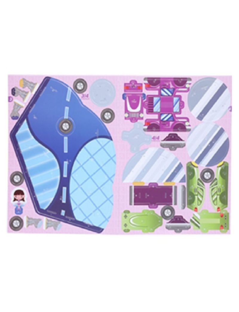 MINISO Car Exhibition 3D 62 Piece Puzzle