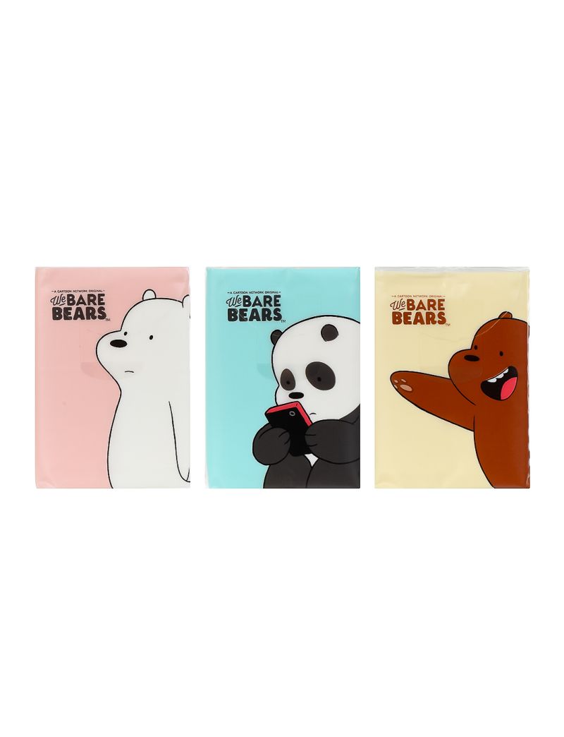 We Bare Bears Simple Tissues 18 Packs