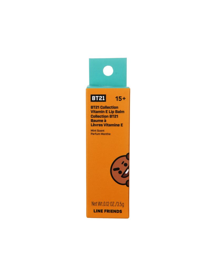 BT21 Collection Vitamin E Lip Balm Mint Scent