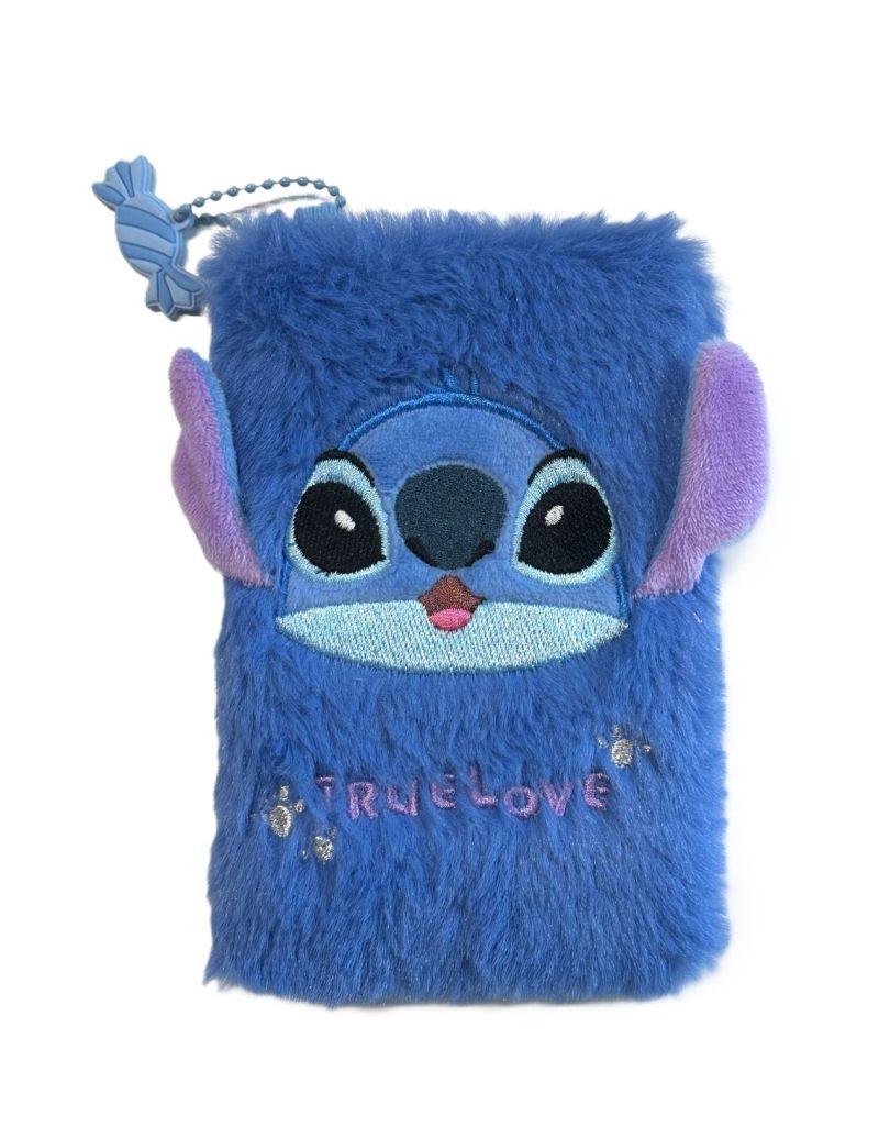 Disney Stitch Collection A6 Plush Hardcover Notebook Stitch