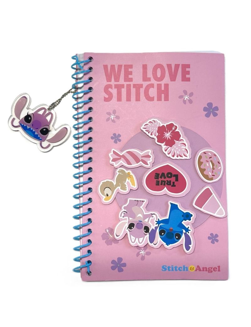 Disney Stitch Collection B6 Rotating Wheel Wire-Bound Notebook Angel