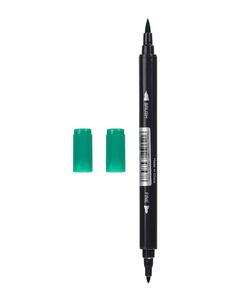 Water Soluble Double Headed Colored Pen (Green)