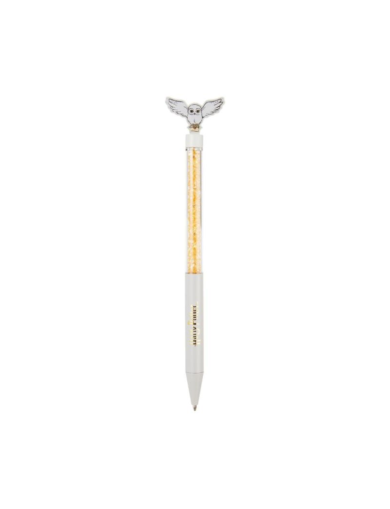 Harry Potter Hedwig Metal Figure Black Ballpoint Pen