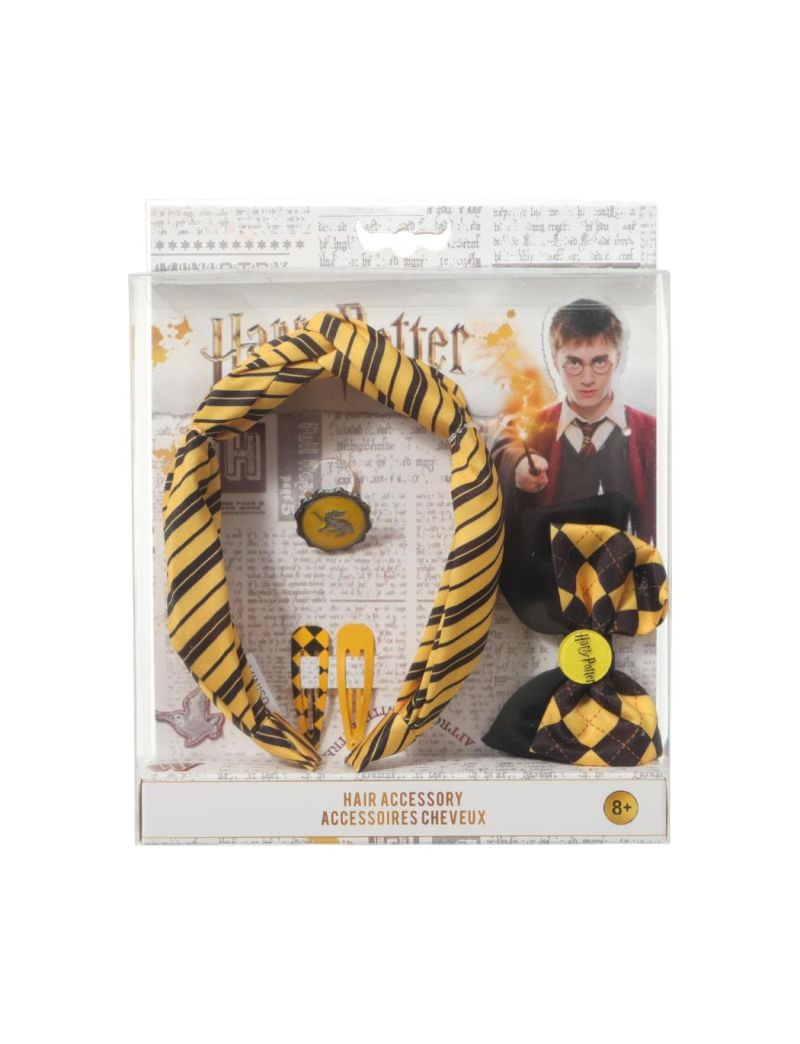 Harry Potter Hair Accessories Set 5 pcs (Hufflepuff)