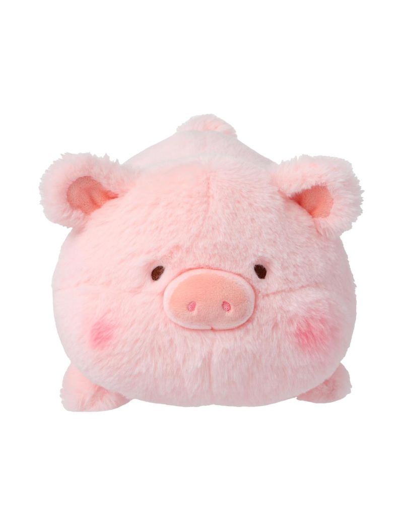 LuLu the Piggy Collection 10 Inch Lying Plush Soft Toy