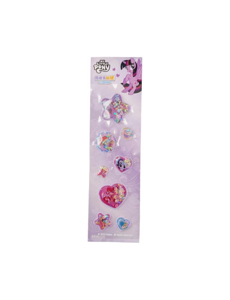 My Little Pony Glitter Shaking Stickers Purple