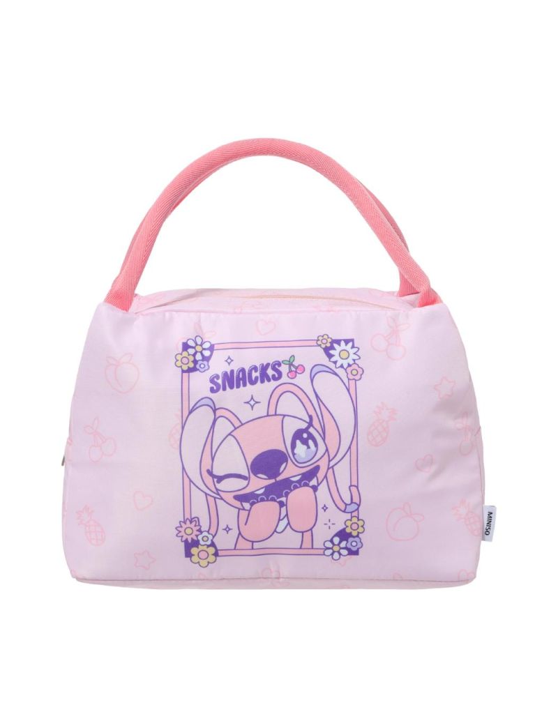 Disney Stitch Dinner Party Lunch Bag Light Pink Angel