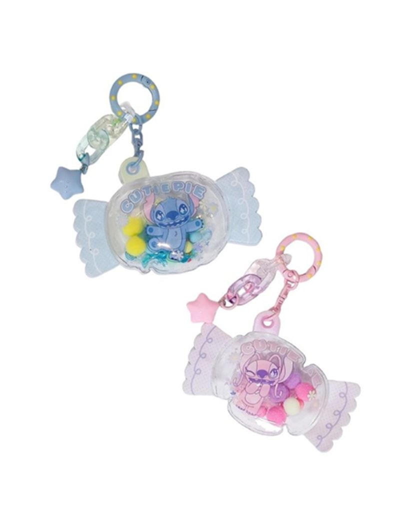 Disney Stitch Dinner Party Candy Airbag Keychain (Assorted Character)