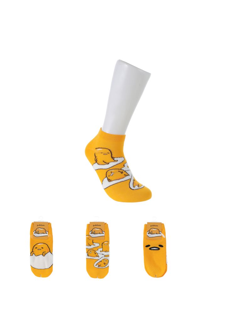 Gudetama Odor Control Ankle Socks 2 Pairs