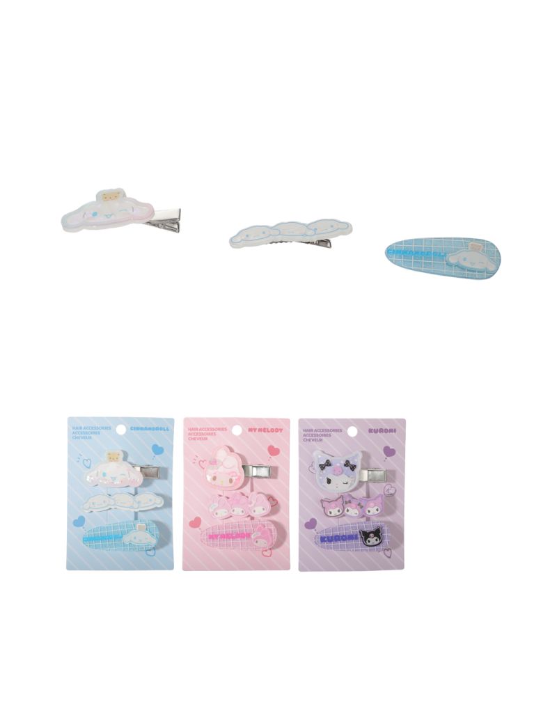 Sanrio Characters Party Series Hair Accessories Kit 3 pcs