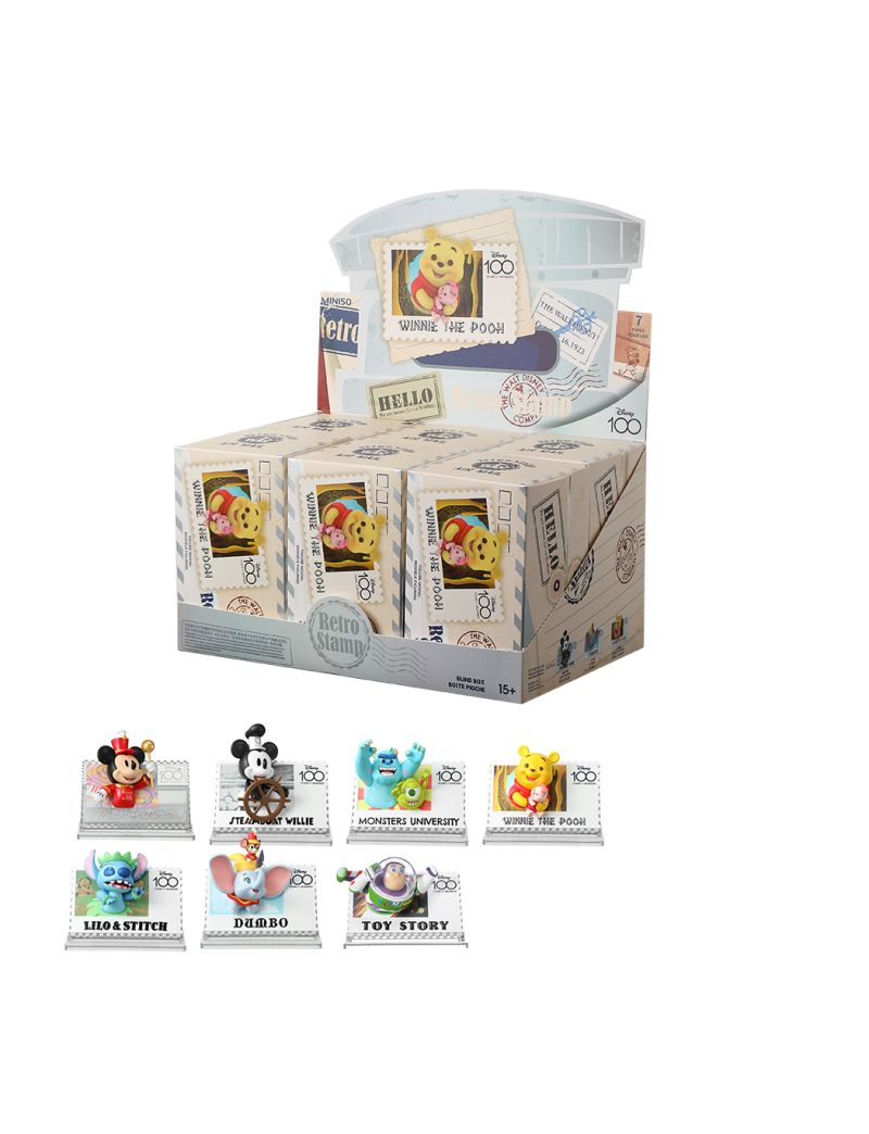 Disney Retro Stamp Collection Surprise Box Figure