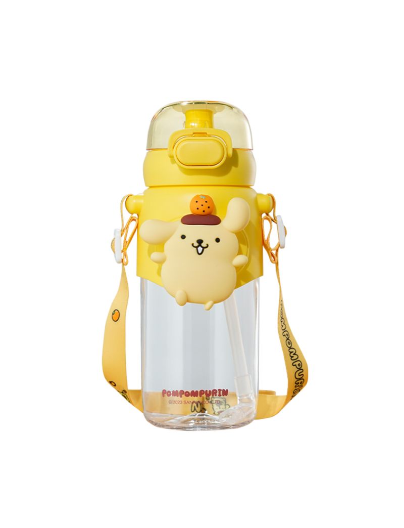 Sanrio Pompompurin Water Bottle with Spout Lid 600ml