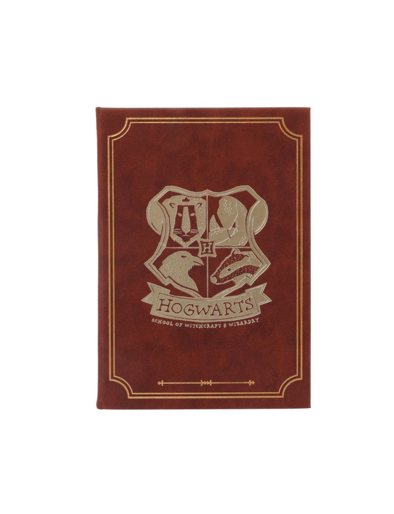 Harry Potter Hogwarts PU Hardcover Book With Striped Edges (208 Sheets)