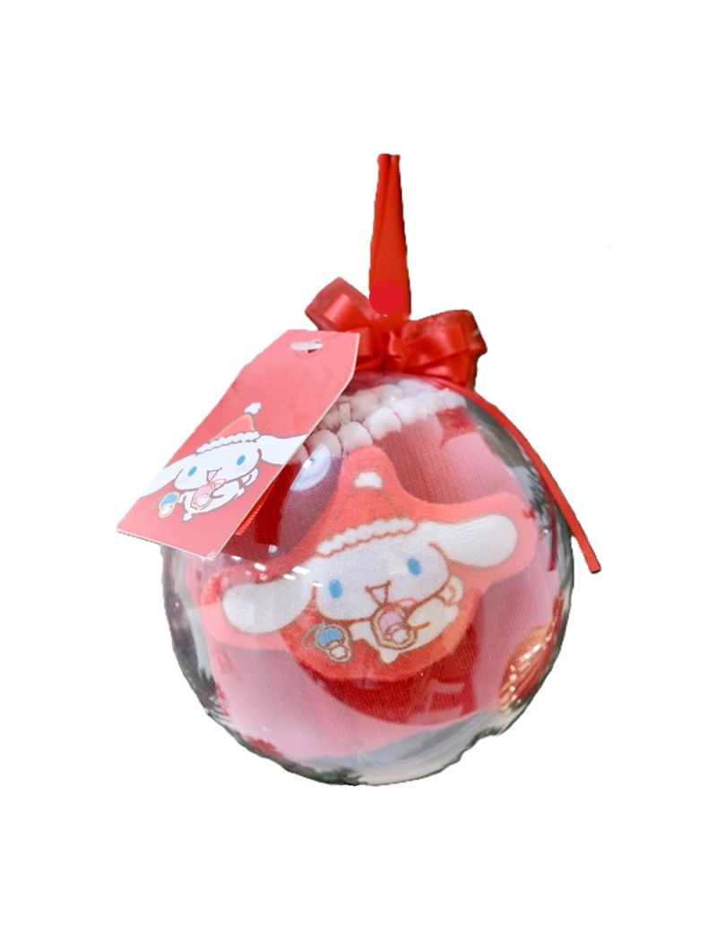 Sanrio Cinnamoroll Christmas Crew Socks In Tree Decoration Bauble