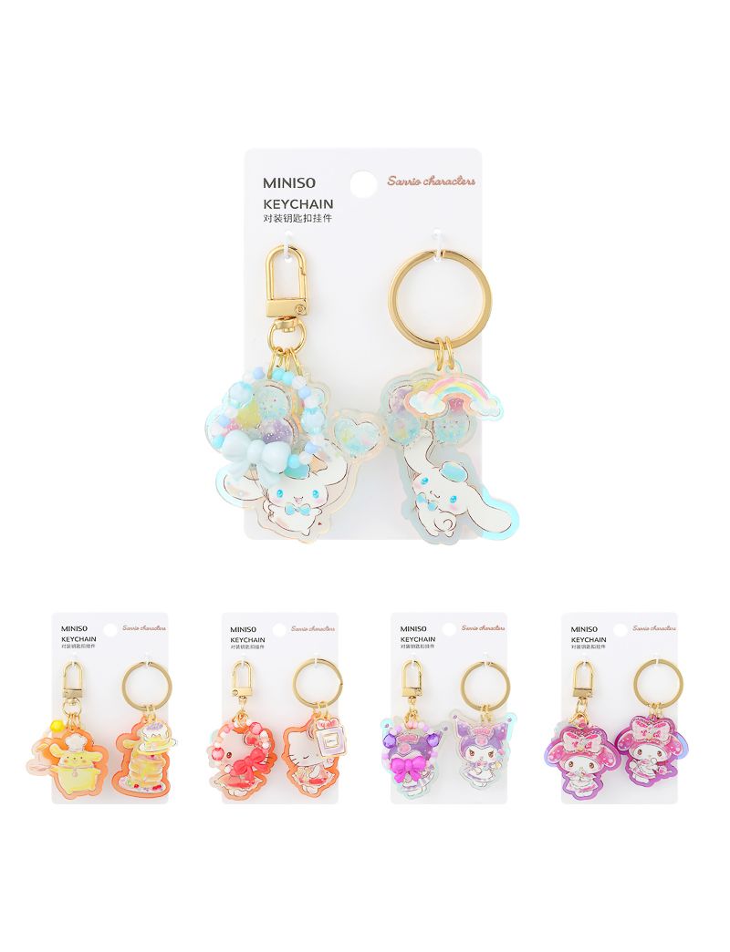 Sanrio Characters Fancy Cartoon Keychain 1 Pair