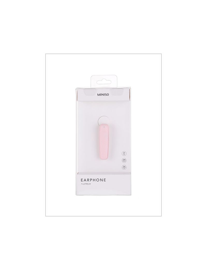 MINISO Pink Wireless BT Earpiece