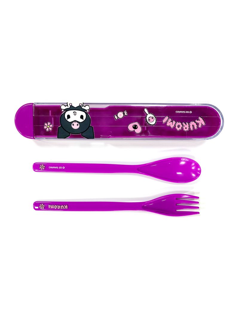 Sanrio Interesting Adventure Flatware Set (Kuromi)