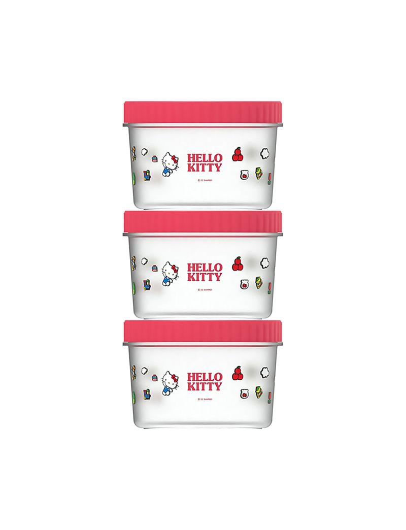 Hello Kitty Food Storage Container 3pcs