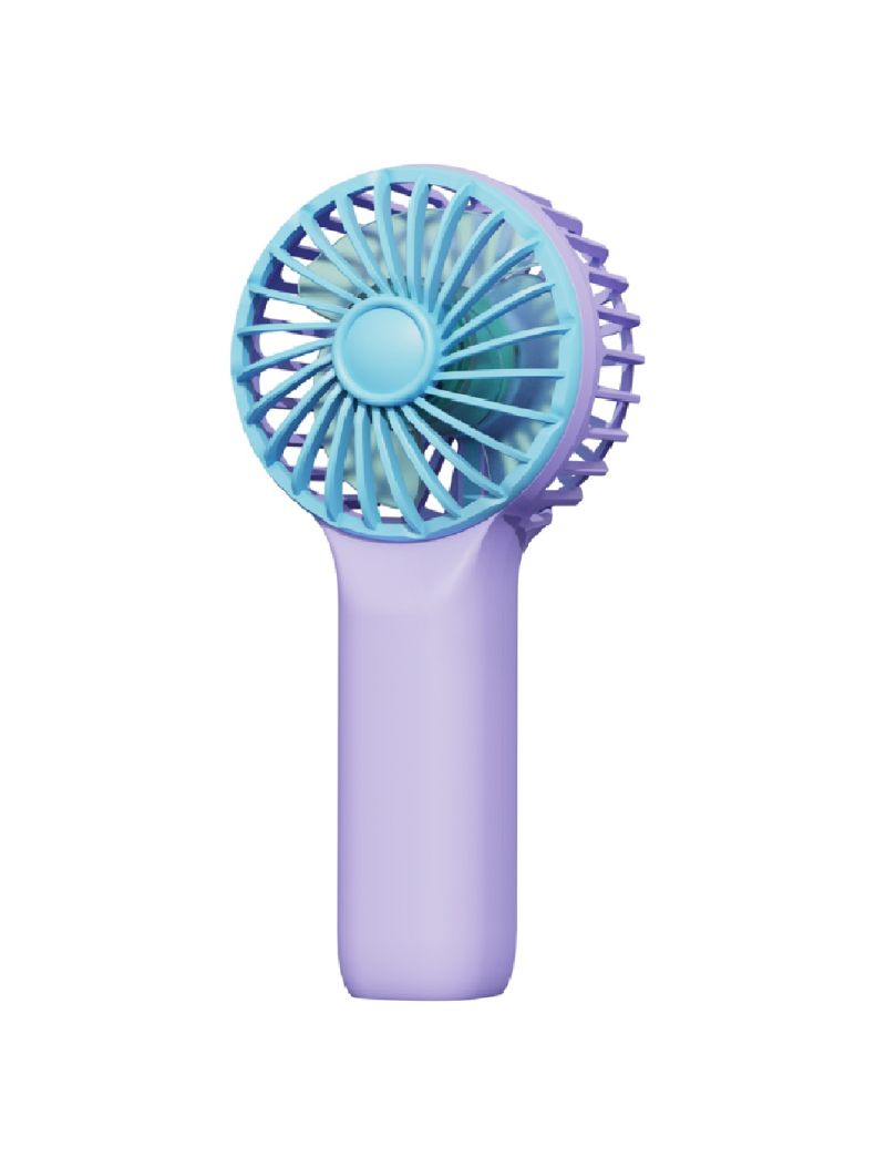 Contrast Colour- Series Handheld Fan Dark Purple