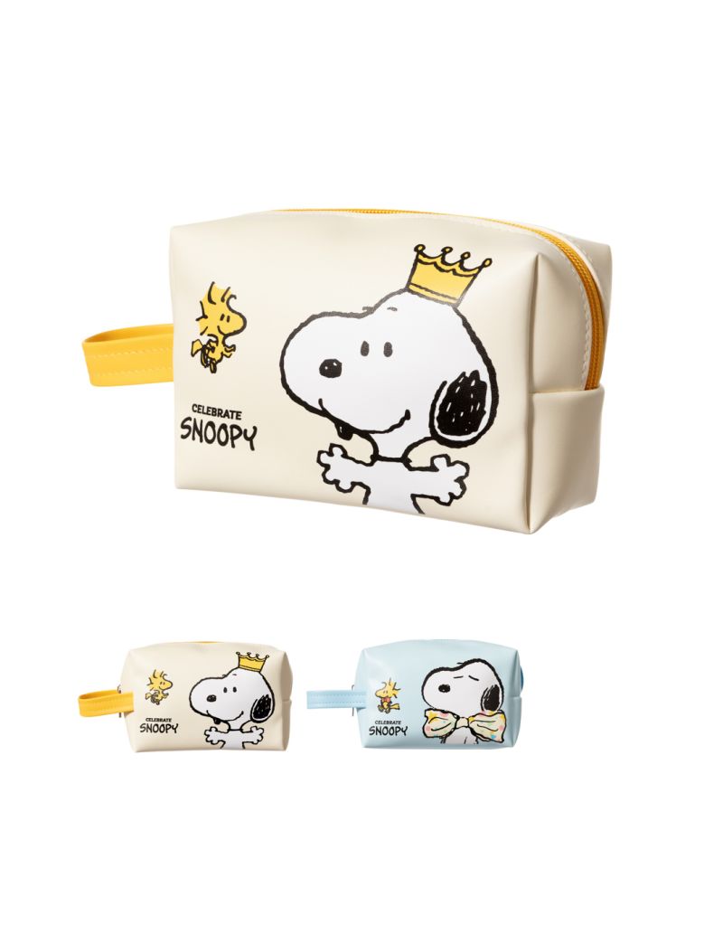 Snoopy Celebrate Collection Rectangular Cosmetic Bag