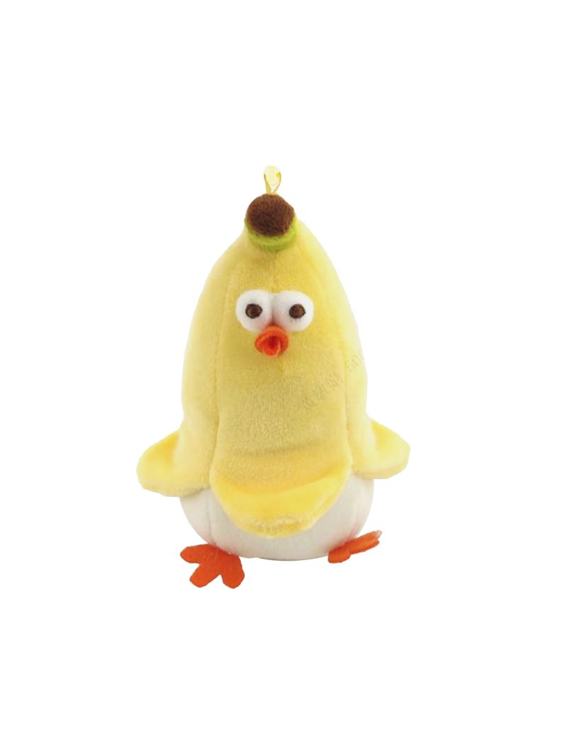 Dundun Fruit Series Banana 3.5 Inch Plush Soft Toy Pendant