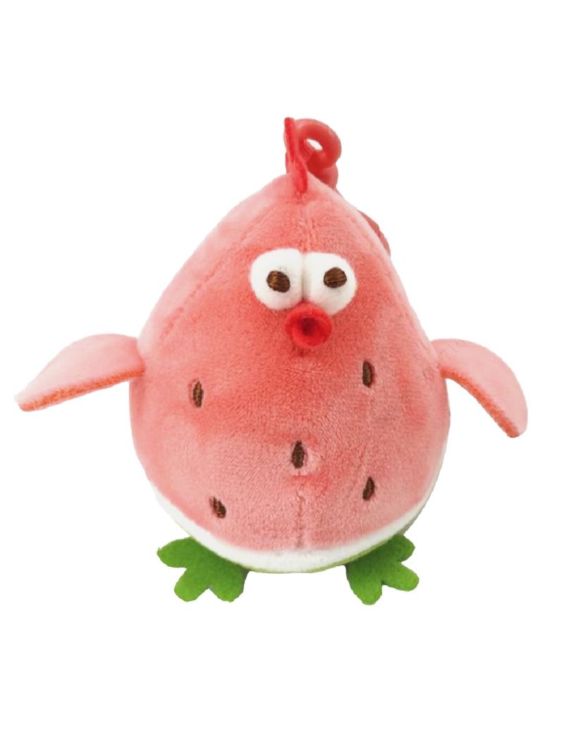 Dundun Fruit Series 3.5 Inch Plush Toy Pendant Watermelon