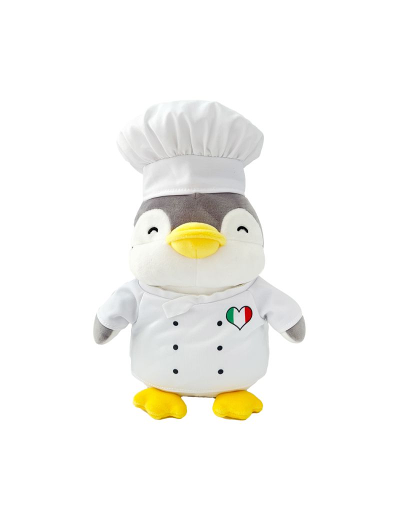 Mini Family City PenPen Explores The World Italian Cook 9 Inch Plush Soft Toy 