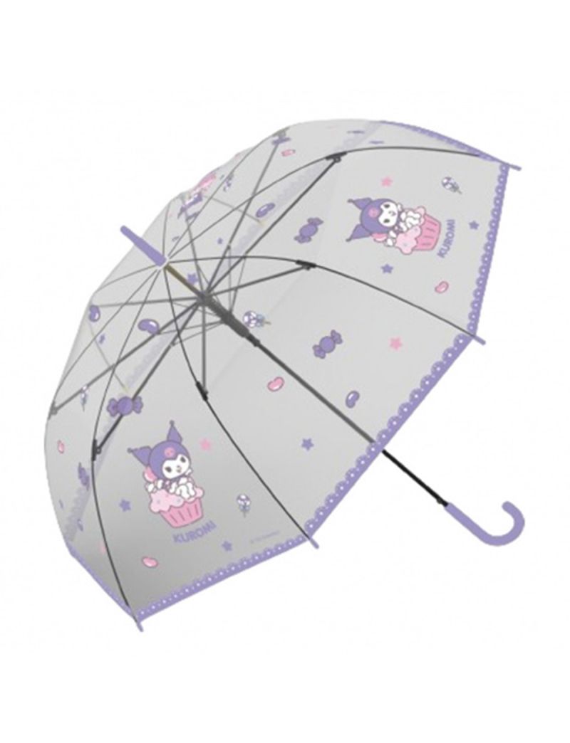 Sanrio Kuromi Transparent Long Handled Umbrella