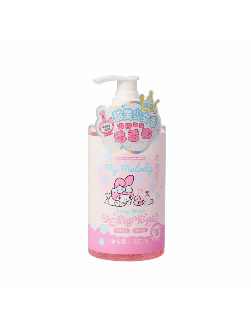 Sanrio My Melody Scented Sakura & Berry Glittering Body Wash 