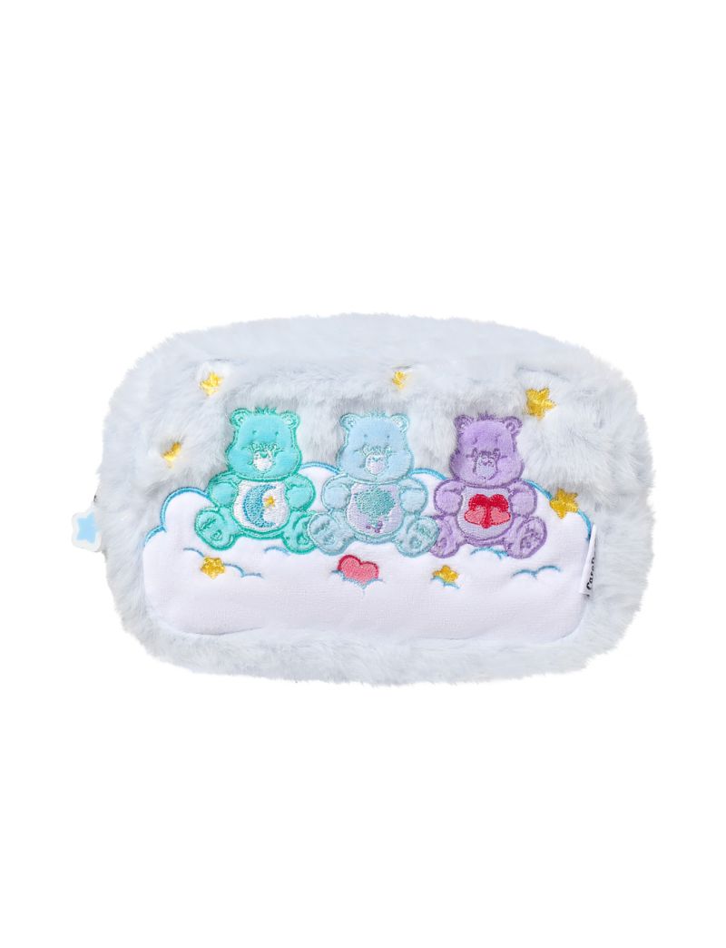 Care Bears Pink Paradise Plush Cosmetic Bag Blue