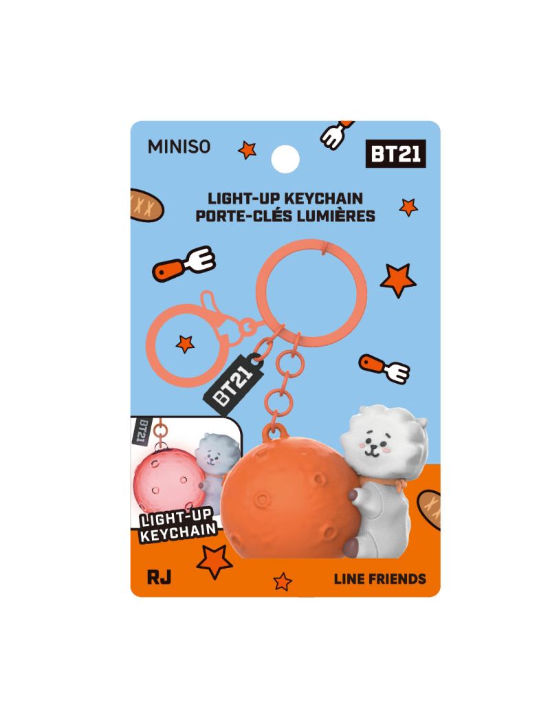 BT21 Collection RJ Light Up Keychain