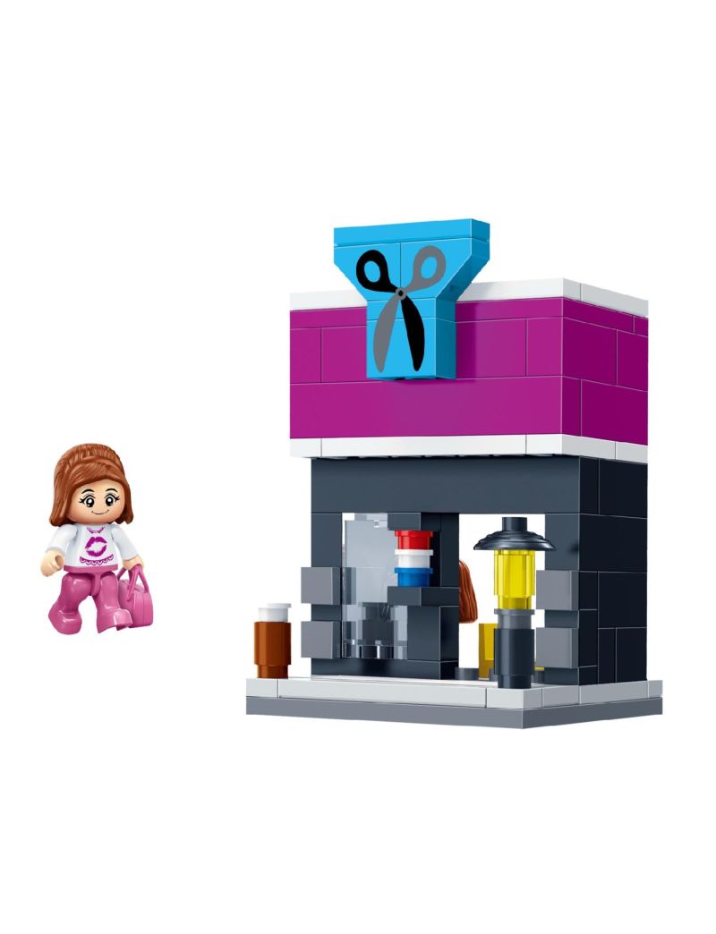 MINISO Toys Hair Salon Building Blocks Set 107 Pieces