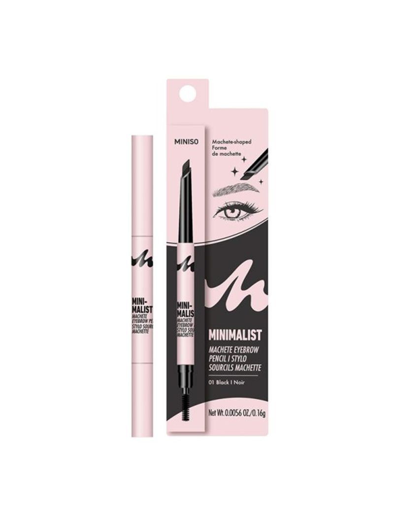 MINISO Minimalist Long Lasting Eyebrow Pencil Black