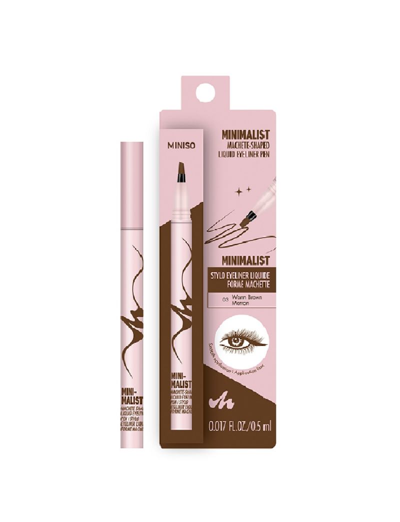 MINISO Smooth Application Eyeliner Pen Brown