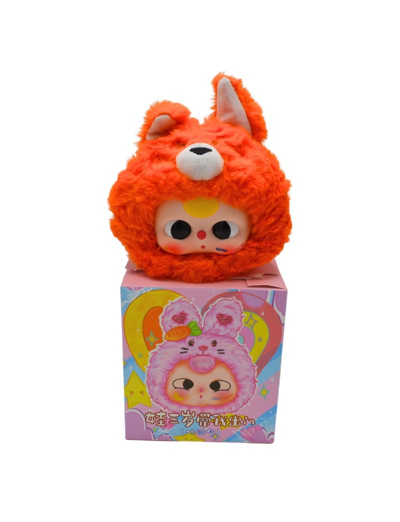 Baby Three Take Me Out Zipper Bag Vinyl Face Plush Blind Box