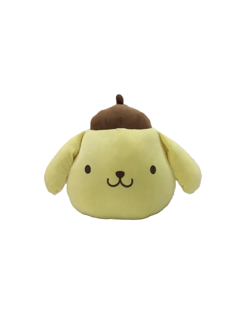 Sanrio Pompompurin Collection Head-Shaped Pillow