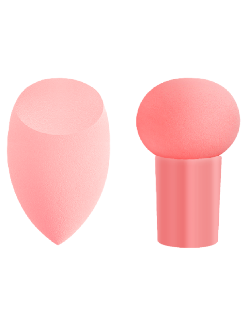 Peach Pink Makeup Puff Sponge 