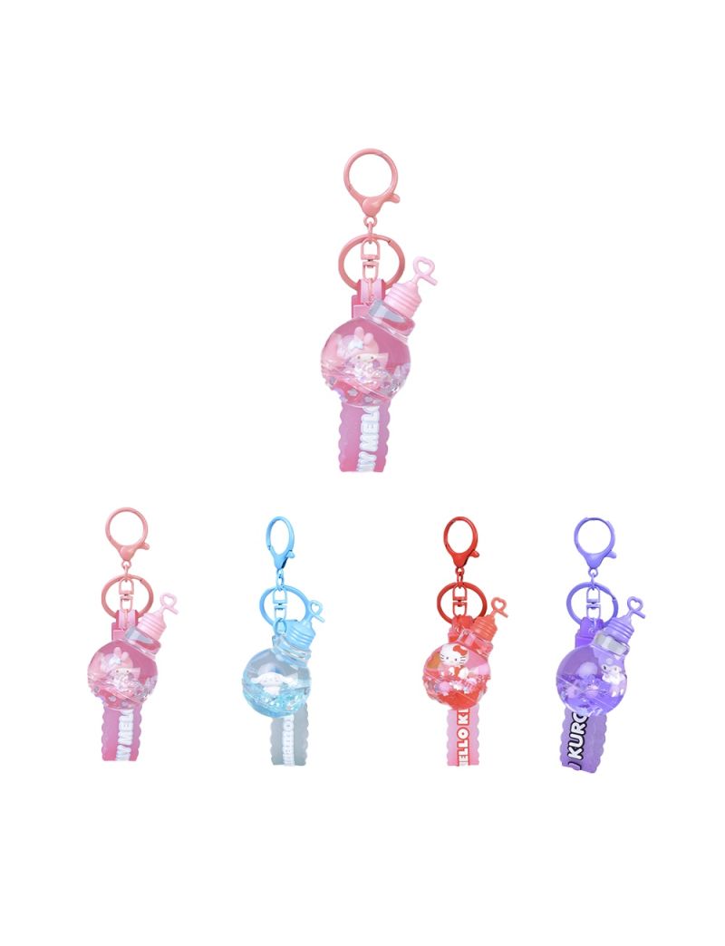 Sanrio Characters Liquid Light Bulb Keychain (Assorted Characters)