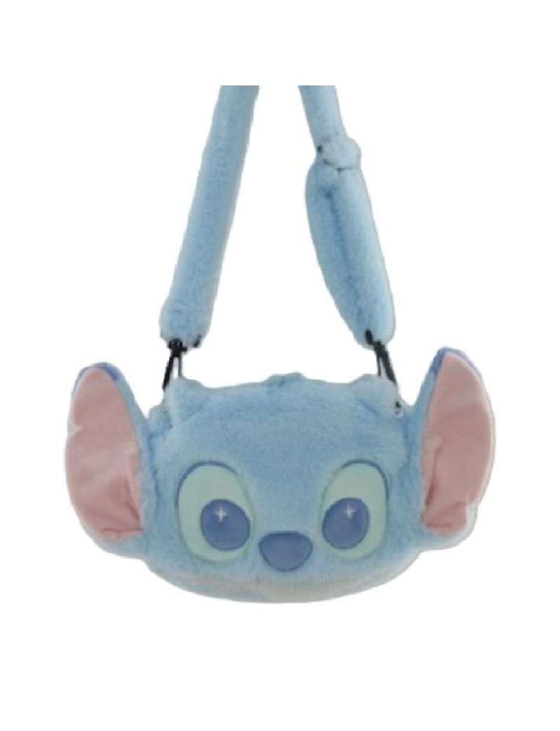 Lilo & Stitch Collection Stitch Crossbody Head-Shape Plush Coin Purse
