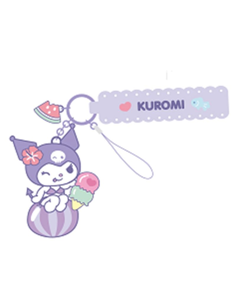 Sanrio Kuromi Summer Beach Phone Strap