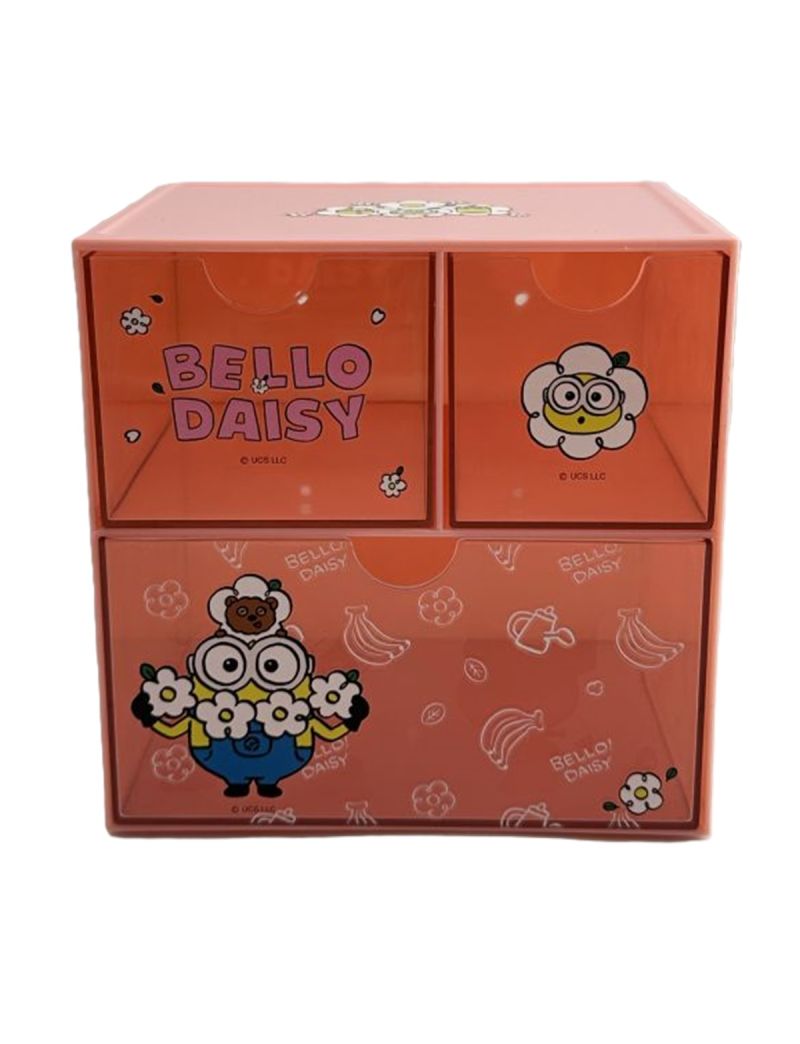 Daisy Minions Collection 3 Drawer Storage Box