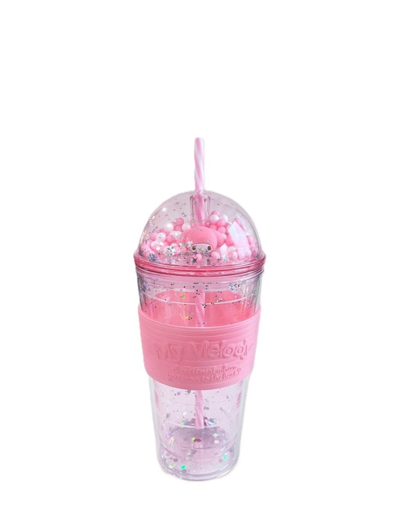 Sanrio My Melody Party Plastic Tumbler with Straw 600ml