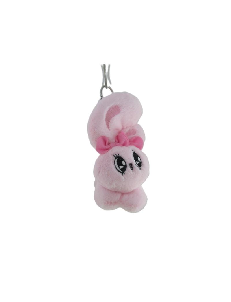 Esther Bunny Collection 3.5 Inches Lying-Posture Plush Pendant Ribbon Bunny