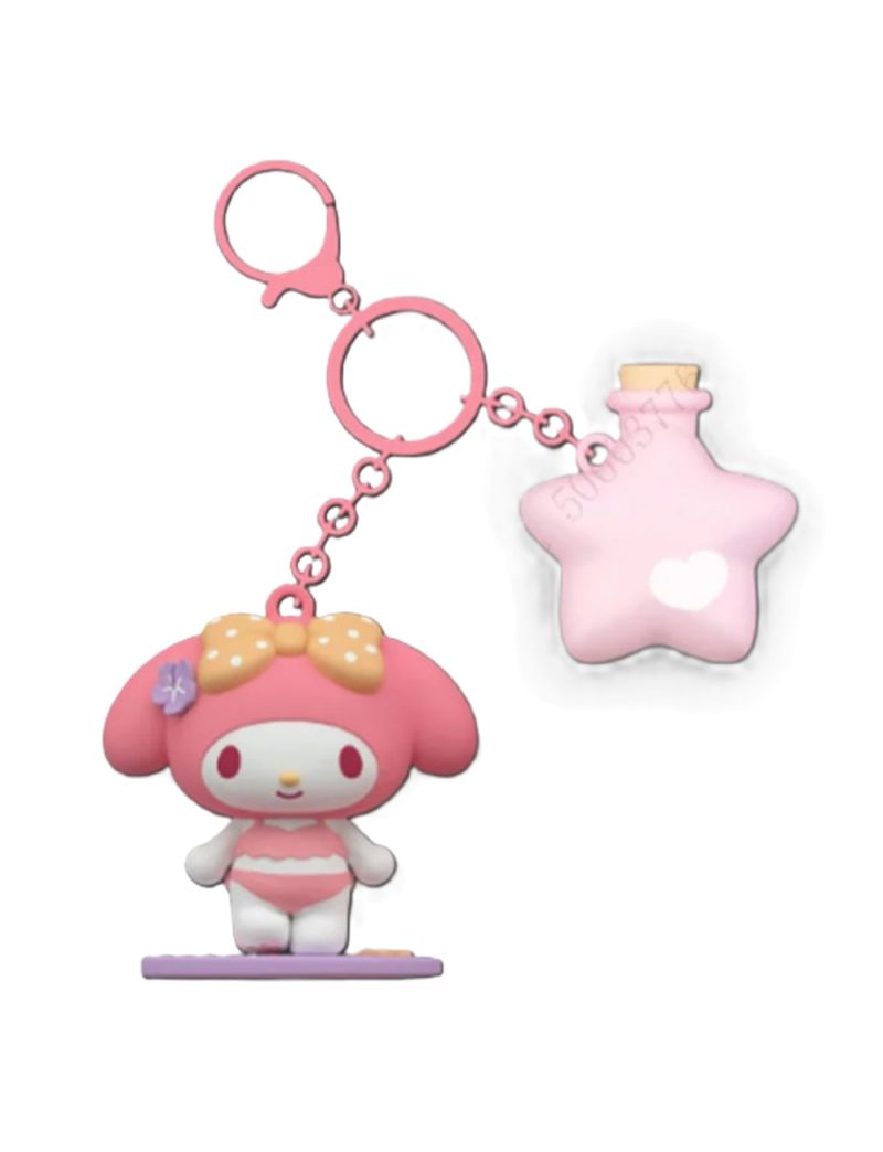 Sanrio My Melody Beach Series LED Light-up Keychain