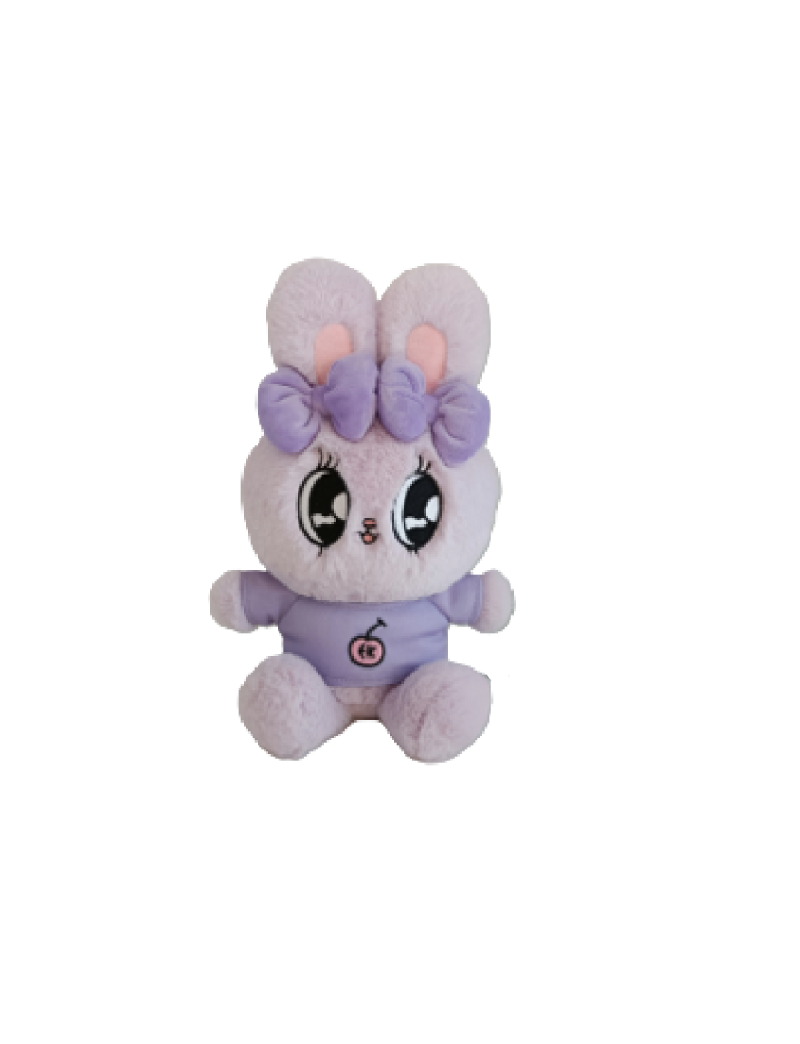 Esther Bunny Collection 10 Inches Sweatshirt Plush Toy Lavender